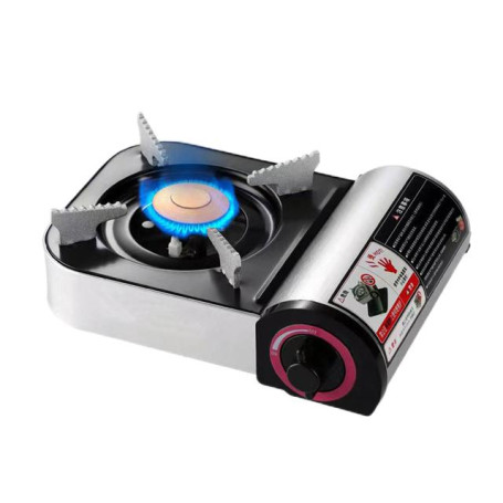 Portable Gas Cooker Stove Cassette Butane Gas Stove Camping Bbq Cooking Grill Stove Outdoor Picnic Hiking Tabletop S L4z1