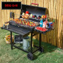 Household Charcoal Grill courtyard barbecue rack outdoor barbecue oven 5 Smoked American BBQ