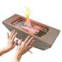 Ethanol Fireplace Boat Shape Smokeless Fireplace Personal Mini Portable Bioethanol Fireplace Smokeless For Indoor Garden Patio