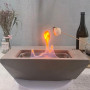 Ethanol Fireplace Boat Shape Smokeless Fireplace Personal Mini Portable Bioethanol Fireplace Smokeless For Indoor Garden Patio