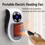 Mini Electric Heater Portable Heater Plug in Wall Room Heating Stove Household Radiator Remote Warmer Machine Winter 220V/110V