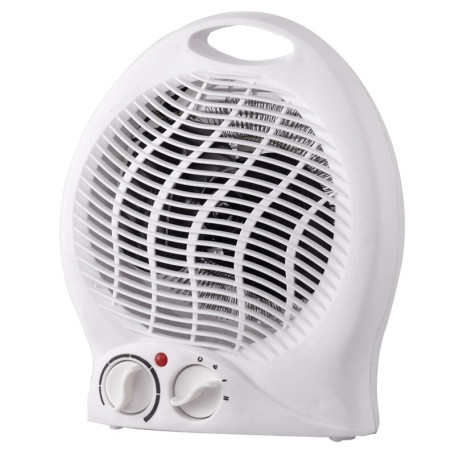 Fan Heater Electric Fan Energy-Saving Double Use with Handle Portable for Winter Warm Summer Cool Adjustable Drop Shipping