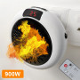 New Space Heater with Overheat Protection 900W Safe and Silent Fan Heater Two Mode Electric Ceramic Heater Compact Timer