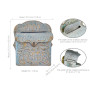 Garden Outdoor Wall Mounted Mailbox Metal Material Retro Style With Bird Pattern Leaving Message Garden Decoration