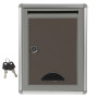 Box Suggestion Mailbox Wall Lock Drop Mounted Mail Locking Donation Boxes Metal Post Hanging Ballot Alloy Mount Steel Stainless