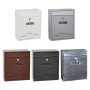 Retro Style Wall Mount Mailbox Lockable Metal Mail Box Post Letter Letter Box for Home Decorative Outdoor door office