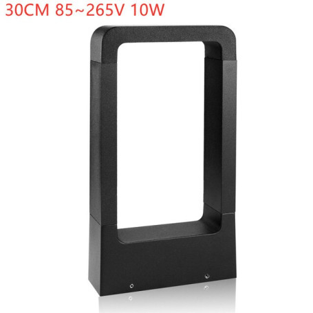 Outdoor Simplicity Waterproof IP65 10W COB LED Lawn Lamp 85~265V Square Aluminum Street Light For Garden Courtyard Lighting