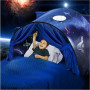 Children's Play Tent With Lighting Indoor/Outdoor Toy Tent Space Unicorn Winter Wonderland Boy/Girl Tent Christmas Birthday Gift