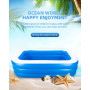 2/3M Big Large pools for family swimming pool Rectangular Inflatable PVC Pool Bathing Outdoor