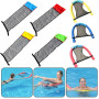 Swimming Pool Mat Inflatable Floating Ring Hammock Water Pool Mattress Float Lounger Toys Swimming Pool Chair Swim Ring Bed