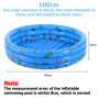 100/130/150cm Portable Indoor Outdoor Children Swimming Pool Thicken PVC Inflatable Leakproof Water toy DDJ