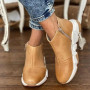 Women Boots Leopard Shoes Women Autumn/Spring Ankel Boots waterproof Casual Shoes Plus Size Shoes Woman