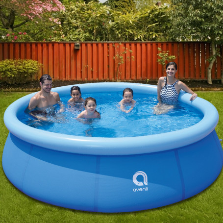 Original Steel Pro Frame Swimming Pools Easy Set Above Ground Outdoor Water Tank For Family Size 1.8M