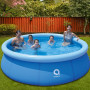 Original Steel Pro Frame Swimming Pools Easy Set Above Ground Outdoor Water Tank For Family Size 1.8M