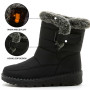 Waterproof Winter Boots for Women  Faux Fur Long Platform Snow Boots Warm Cotton Couples Shoes Plush Woman Ankle Boots