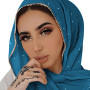 Muslim Underscarf Women Veil Hijab Bonnet Muslim Women Scarf Turbans Head For Women Women's Hijabs Diamond Headscarf Islamic