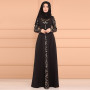 Arab Morocco Muslim Dress Abayas Women Ramadan Print Abaya Dubai Turkey Islam Kaftan Robe Longue Musulmane Vestidos Largos 2022