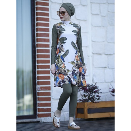 Muslim Swimwear Hijab Modest Swimsuit Women Swimming Suit Islamic Cover Ups Burkini Hijabs For Woman Long Sleeve Bathing Swim