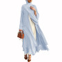 Chiffon Open Abaya Dubai Muslim Hijab Dress Kimono Abayas for Women Turkish Dresses Islam Clothing Plain Kaftan Robe Ramadan Eid