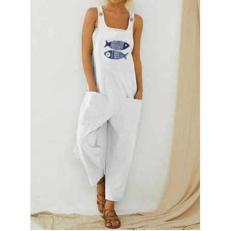 Women Clothing Best Seller Vetement Femme Ropa Mujer Bodysuits New Jump Suits for Women Fashion Jumpsuits Casual Cotton Linen