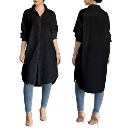 Ramadan Muslim Women Blouse Shirt Islamic Clothing Musulman Femme Long Top Office Lady Blusa Arabic Tureky Moroccan Kaftan Abaya