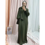 Hooded Abaya Jilbab for Women Nida Ramadan Muslim Hijab Long Dress One Piece Prayer Outfit Islamic Dubai Turkish Modest Abayas