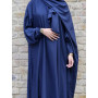 Hooded Abaya Jilbab for Women Nida Ramadan Muslim Hijab Long Dress One Piece Prayer Outfit Islamic Dubai Turkish Modest Abayas