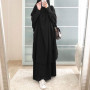 9-Colors Hooded Muslim Women Hijab Dress Prayer Islamic Jilbab Abaya Long Dress Ramadan Gown Abayas Skirt Sets Garment Clothes