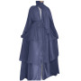 Muslim Chiffon Open Abaya Dubai Turkey Kaftan Cardigan Robe Abayas Dresses For Women Casual Robe Kimono Caftan Islam Clothing