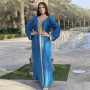 Eid Mubarak Abaya Dubai Turkey Muslim Hijab Dress Abayas for Women African Dresses Jalabiya Islam Caftan Moroccan Kaftan Robe