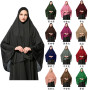 Large Khimar Women Muslim Overhead Hijab One Piece AI Amira Islamic Prayer Garment Scarf Eid Ramadan Big Niqab Burqa Jilbab Robe