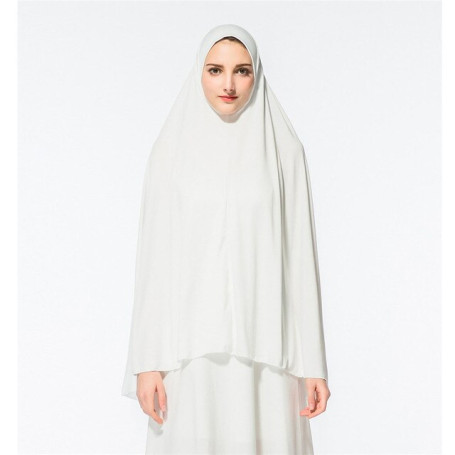 Large Khimar Women Muslim Overhead Hijab One Piece AI Amira Islamic Prayer Garment Scarf Eid Ramadan Big Niqab Burqa Jilbab Robe