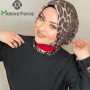 Muslim Leopard Print Hijab Abaya Shawl Hijabs For Woman Abayas Women Dress Jersey Scarf Turbans Head Wrap Instant Modal Islamic
