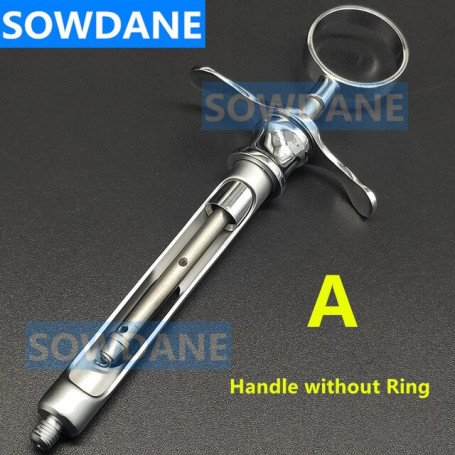 1pc INTRALIGAMENTAL-SYRINGE DENTAL-INSTRUMENTS ASPIRATING Dental Surgical Injector Implant Tool Stainless Steel