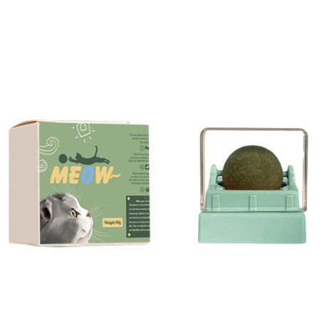 Healthy Cat Catnip Toys Ball Cat Candy Licking Snacks Nutrition Catnip Snack Nutrition Energy Ball Kitten Cat Toy Cat Supplies