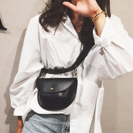 Women Phone Pouch Fanny Pack Luxury Brand PU Leather Waist Bag