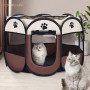 Portable Folding Pet Tent Dog House High Quality Durable Dog Fence For Cats Large Outdoor Dog Cage Pet Playpen Cat Собачья будка