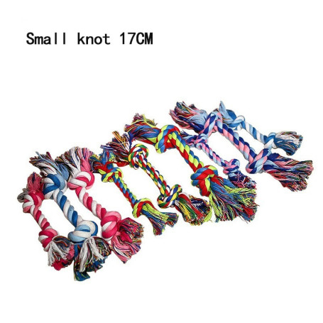 1PCs Dog Toy Pet Molar Bite-Resistant Rope Knot Small Medium Large Dog Puppy Dog Relieving Stuffy Toy Pet