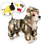 Pet Dog Waterproof Raincoat Reflective Coat Outdoor Soft Breathable Clothes Rainwear M Code Puppy Items