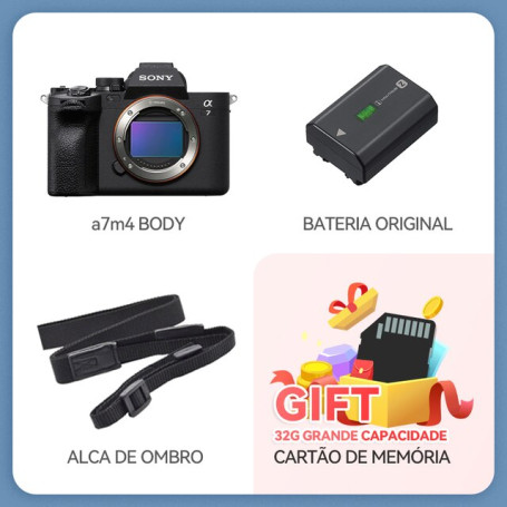 Sony Alpha A7 IV A7M4 Full-Frame Mirrorless Camera 5 Axis Image Stabilizer Professional Photography 10bit 4:2:2 4K Vlog A7IV