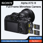 Sony Alpha A7S III Full-Frame Mirrorless Camera Professional Compact Digital Camera for Photography 4K UHD 2160p 12.1MP A7SIII
