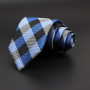 New Jacquard Classic Woven Plaid Neck Tie Men Striped Floral Check Ties Fashion Polyester