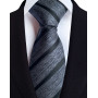 New Fashion Silk Ties for Men Necktie Repp Striped Men's Neck Tie 8cm Slim A003