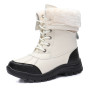 Women's Rubber Boots Plush Lined Waterproof Platform Shoes High-barreled