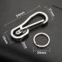 Stainless Steel Keychain Custom Lettering High-grade Keyring Personalized For Men's Car Buckle  Key Chain Ring Holder K415