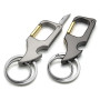 Mini Knife Keychain Foldable Personalized Lettering Multi-Functional Bottle Opener Car Key Holder Chain Men's Keyring K412