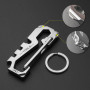 Stainless Steel Keychains Personalized Custom Lettering Keyrings Wrench Tool Bottle Opener Key Chain Ring Holder For Car K423
