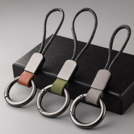Simple Men Women Key Chain for Key Rings Holder Luxury Durable Never Damage Car Keys
