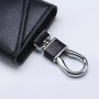 Genuine Leather Keychain Men Women Key Holder Organizer Pouch Cow Split Car Key Wallet Housekeeper Key Case Mini Card Bag