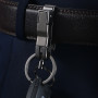 Trendy High-End Belt Car Key Buckle Ring Men's Creative Simple Waist Key Restrained Durable With Lock Key Ring Security